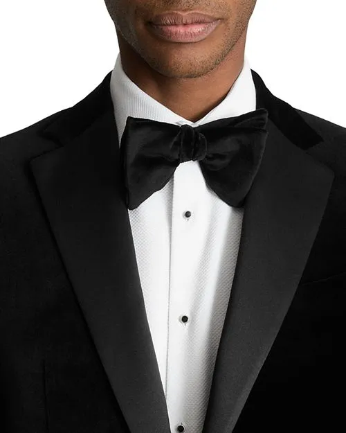 Ace REISS Velvet Tuxedo Jacket, Black