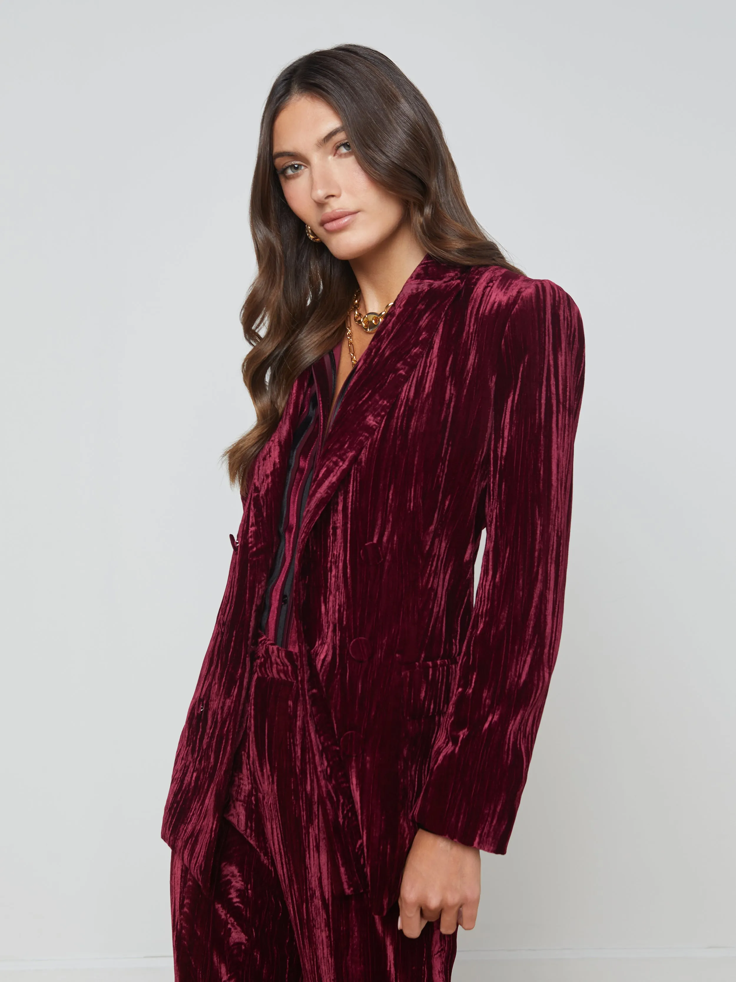 Aimee Velvet Blazer