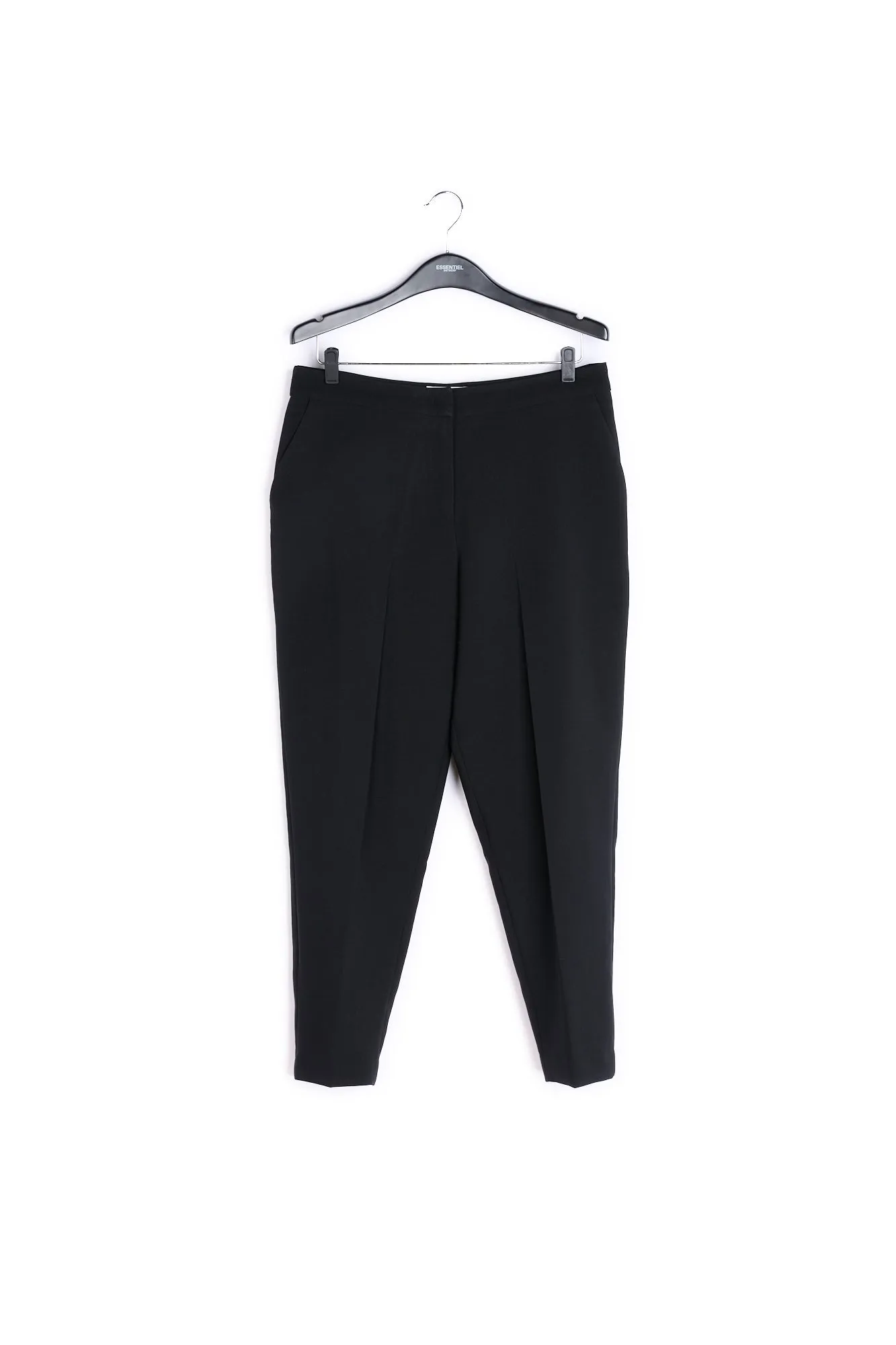 Black classic tailored trousers