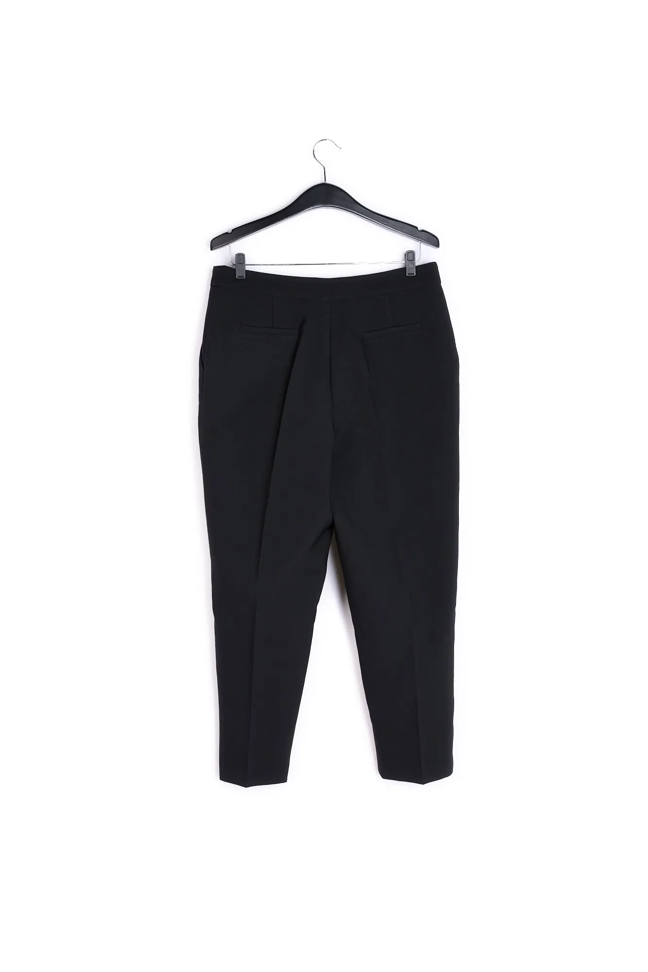 Black classic tailored trousers