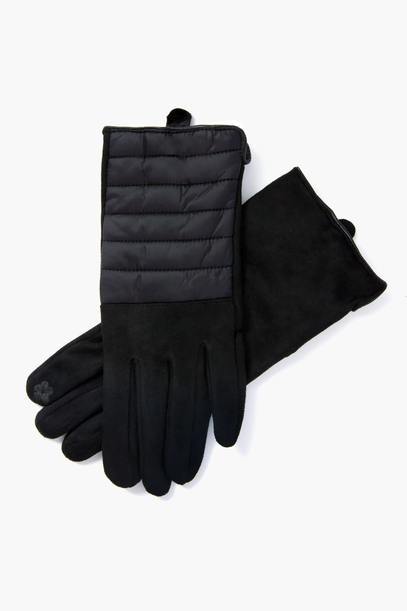 Black Puffer Gloves