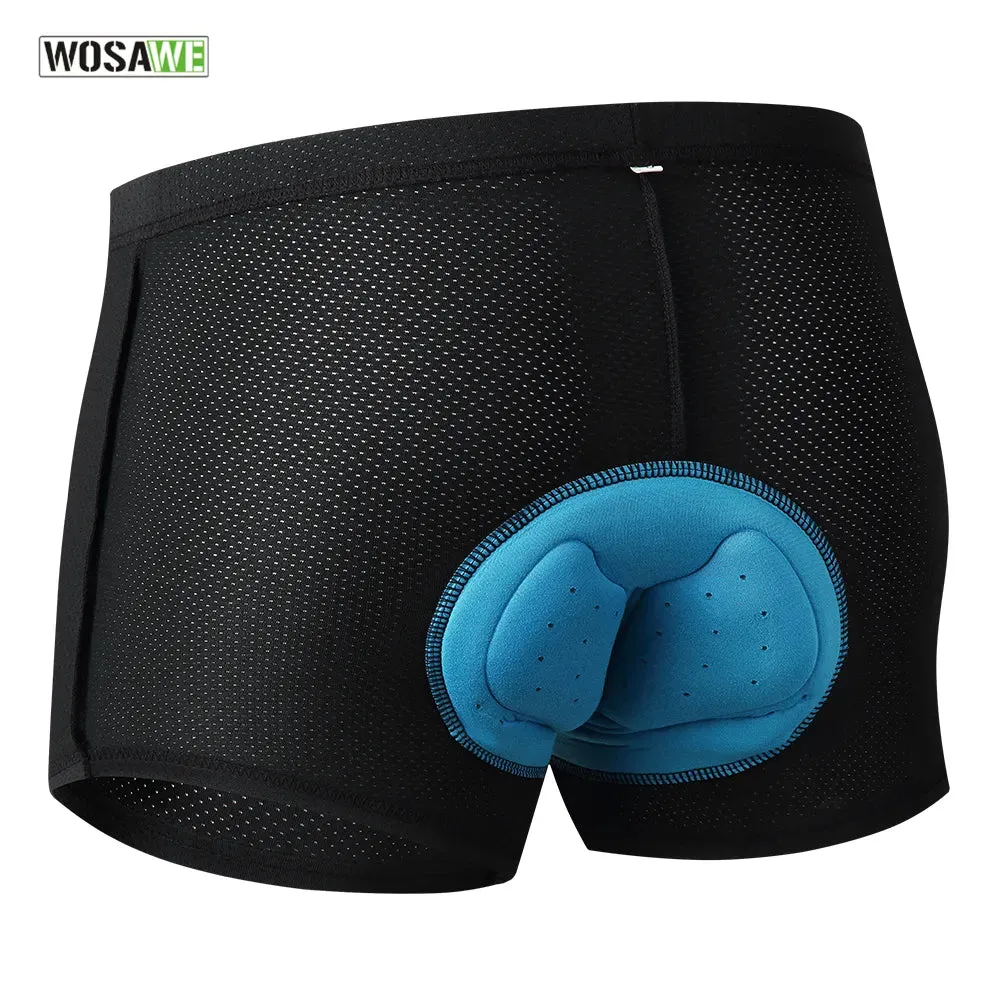 Breathable Cycling Shorts Cycling Underwear Sponge Gel Pad Shockproof Bicycle Underpant MTB Road Bike Underwear Man Shorts