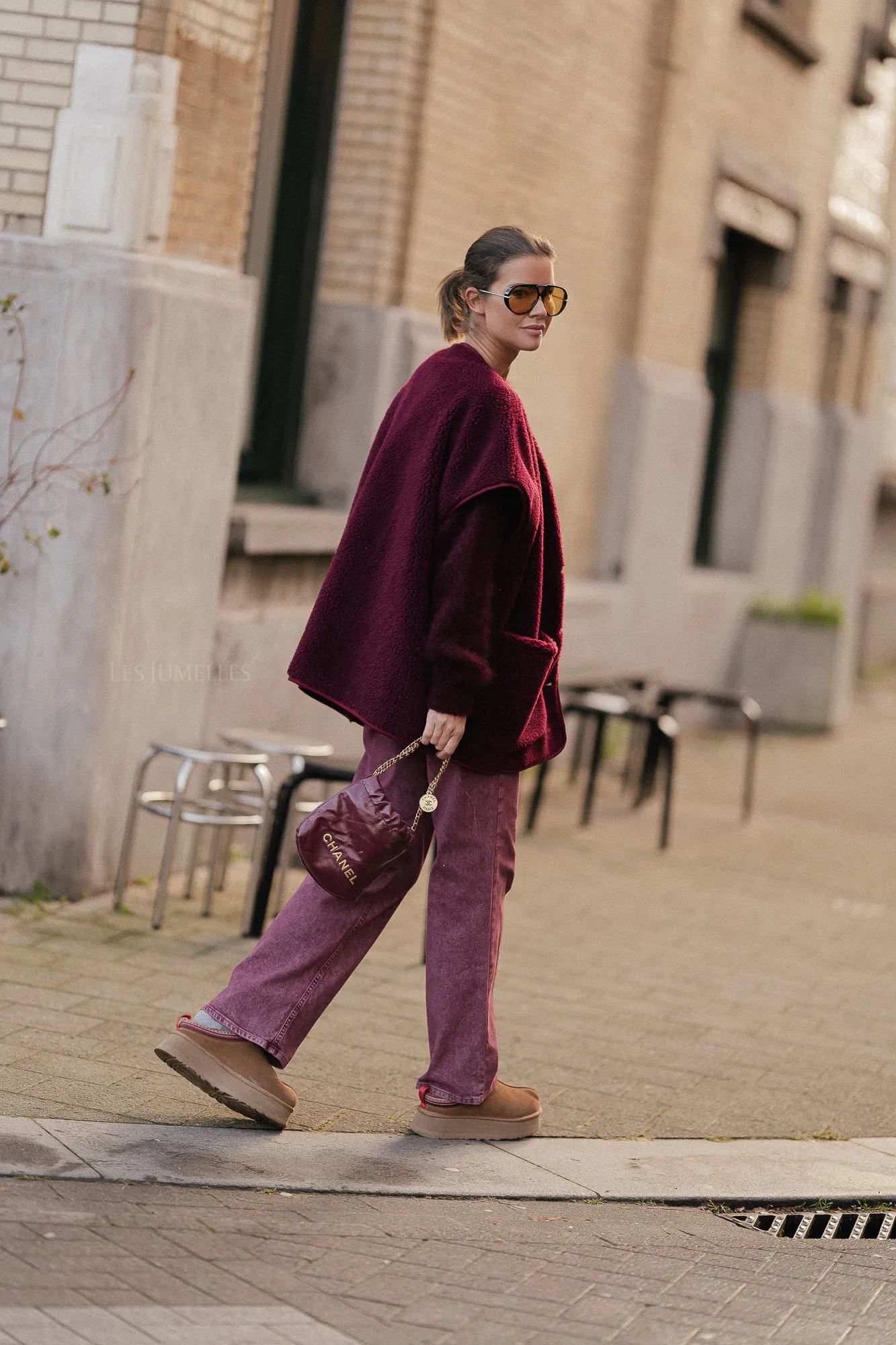 Briar waistcoat burgundy