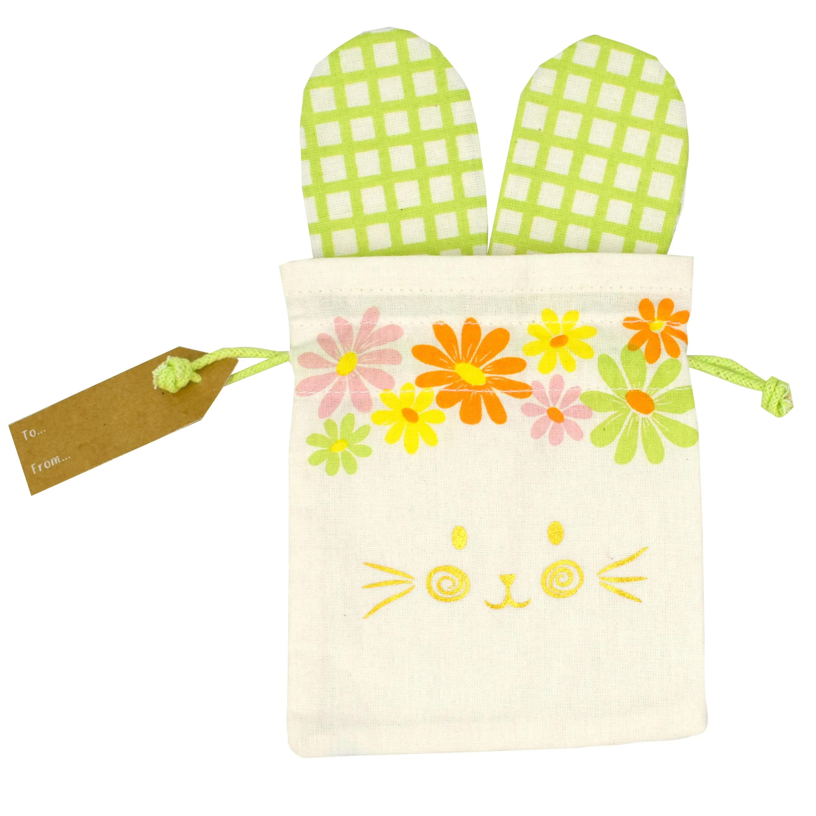 Canvas Bunny 3 Treat Bags