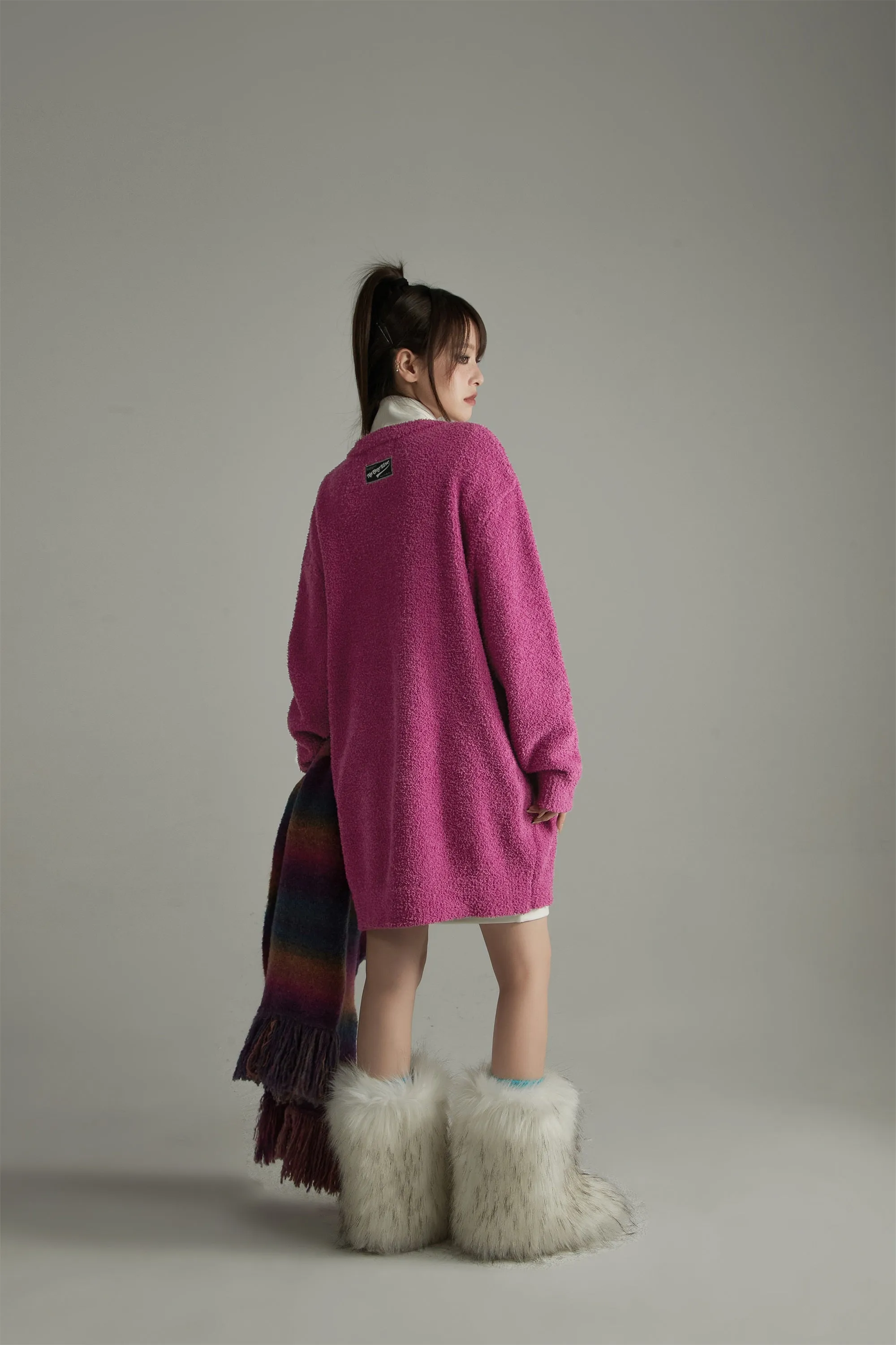 Character Embroidered Fleece Dress