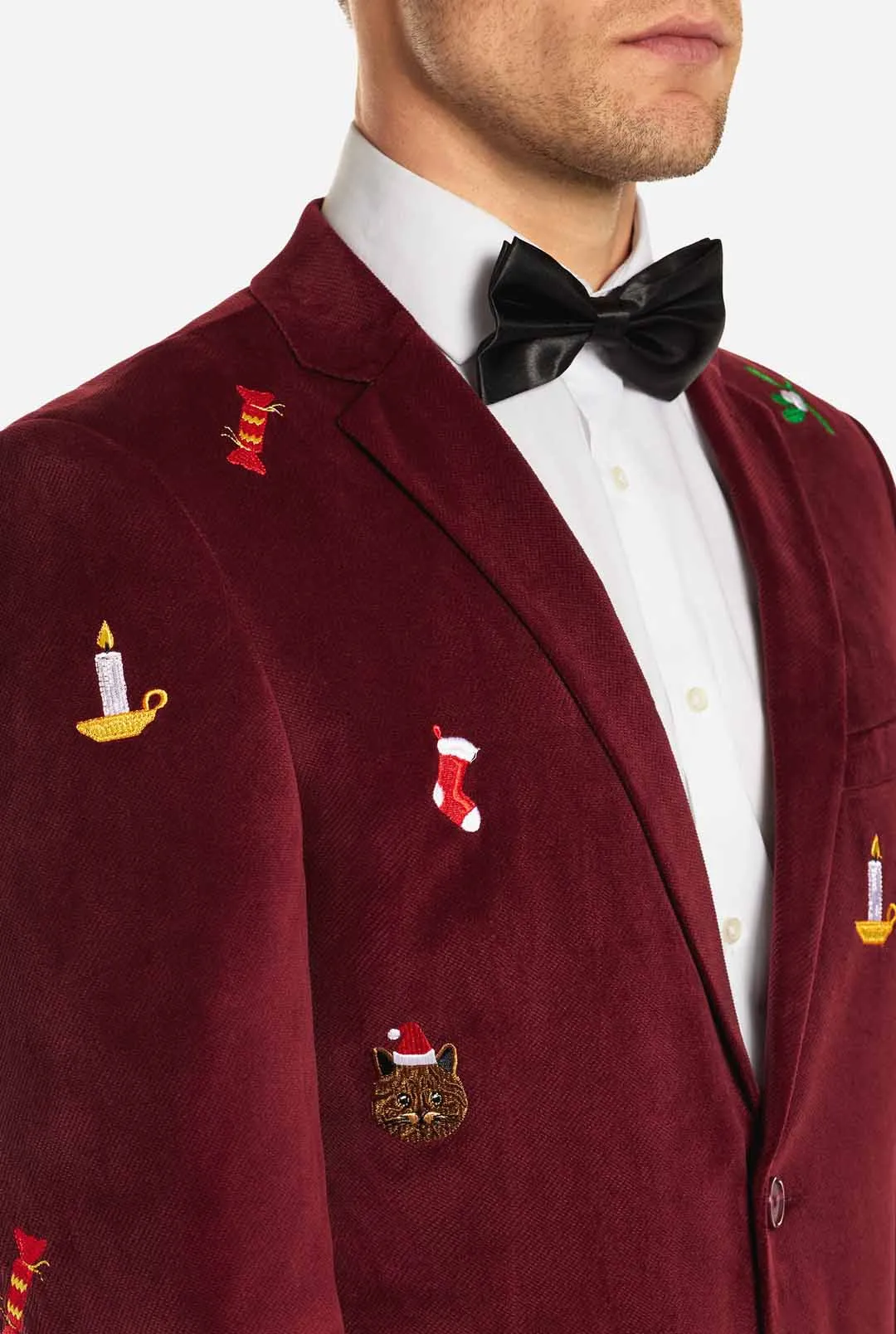 Christmas - X-Mas Icons - Deep Burgundy