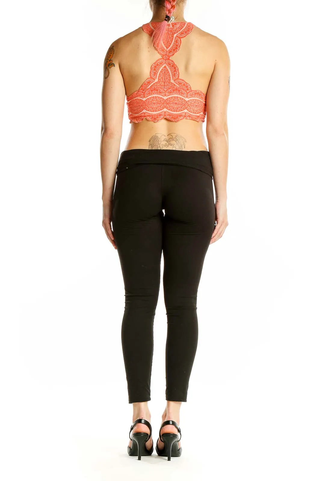 Coral Lace Racerback Bralette