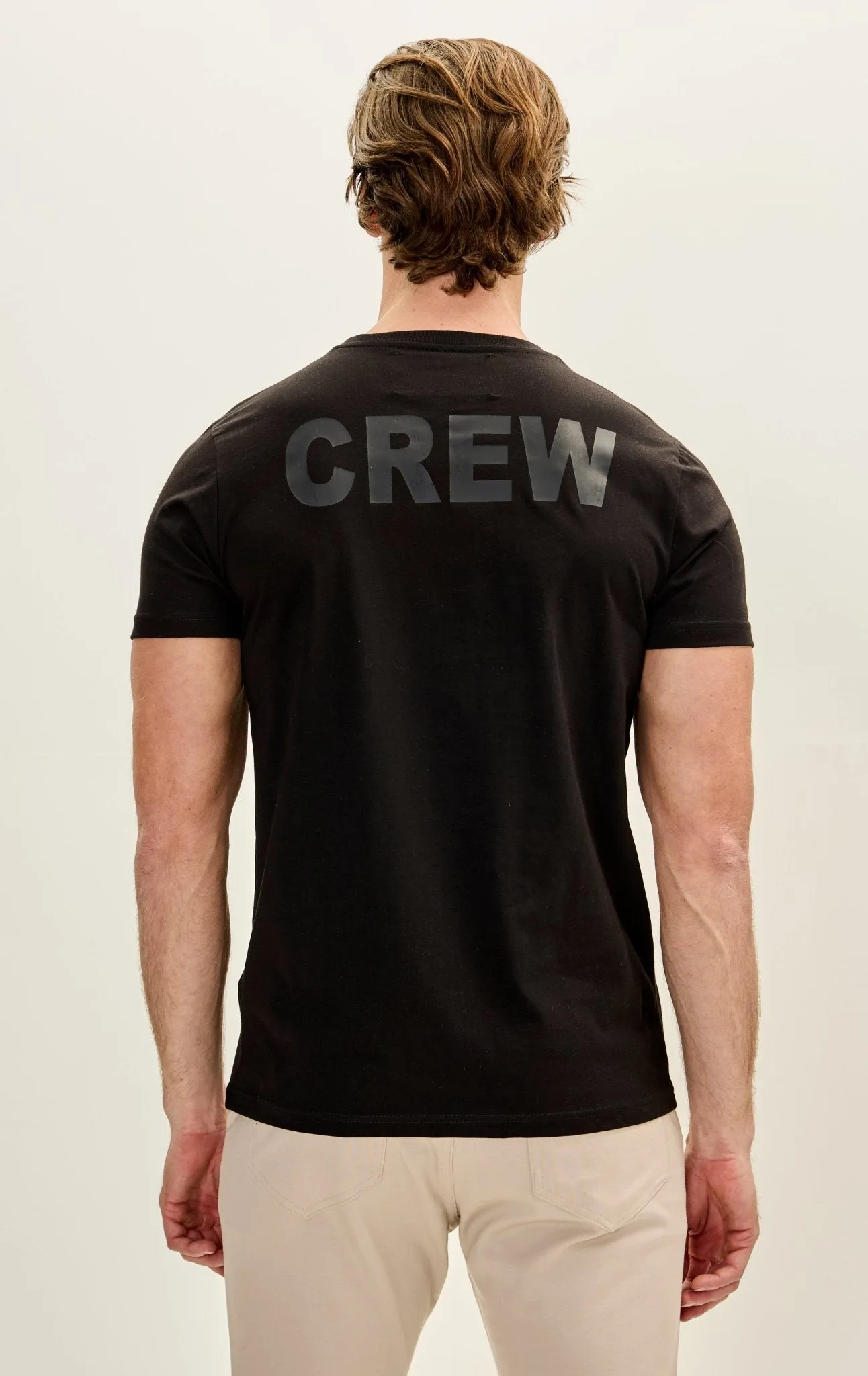 DTLA 3-pack Cotton Crew-Neck T-Shirt - Black