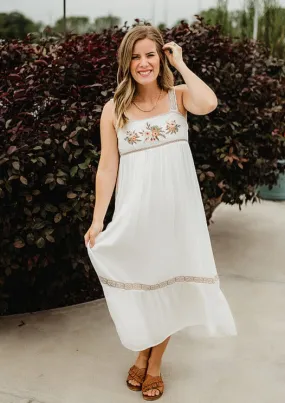 Embroidered Sun Dress