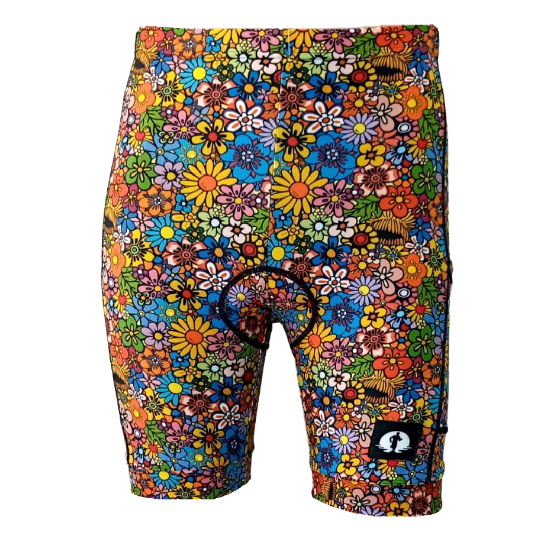 Funky Cycling Shorts - Funky Flowers