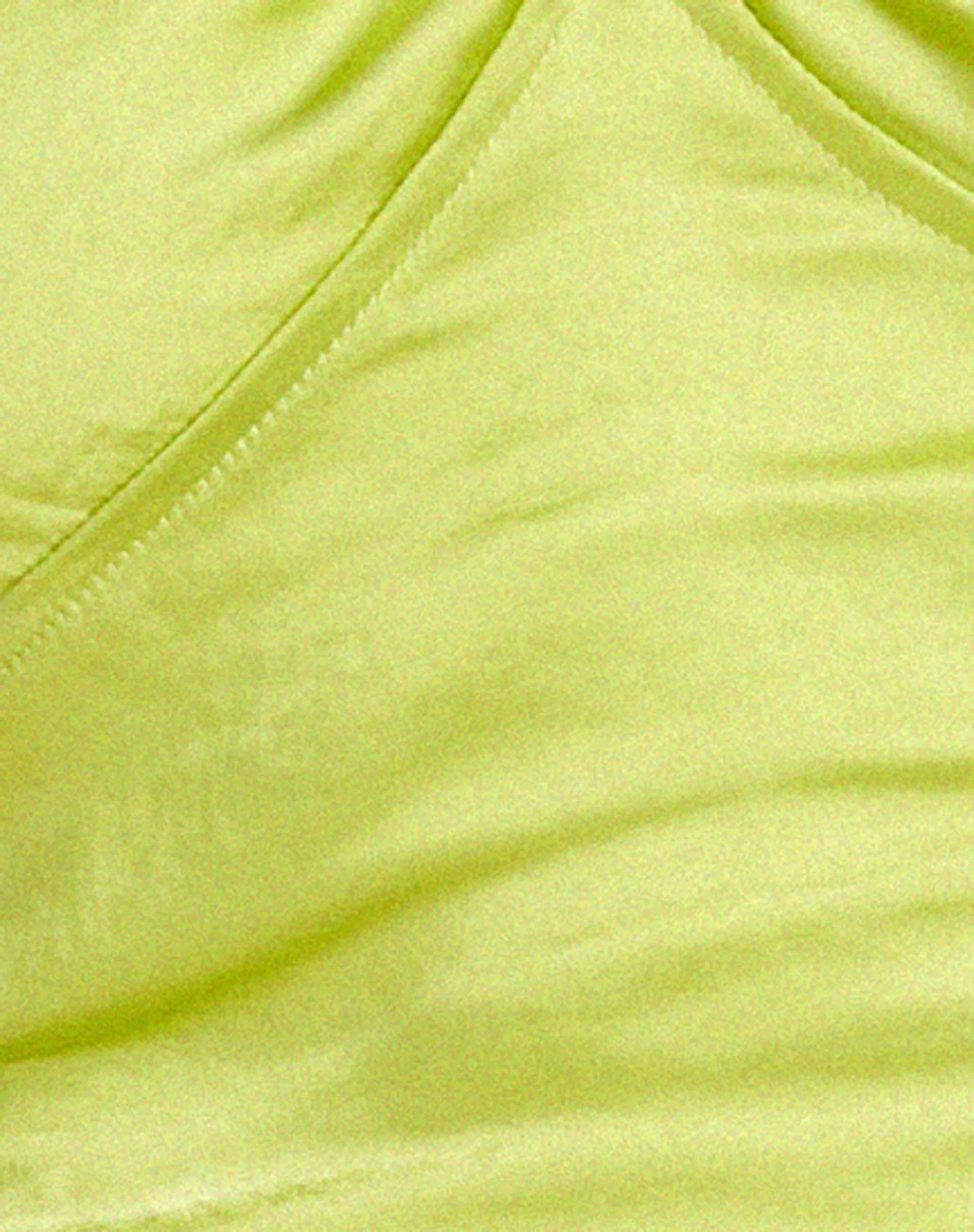 Haltri Crop Top in Satin Lime Green