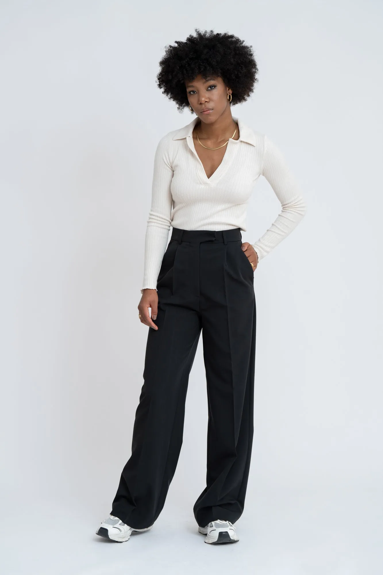 Jagger Tailored Trousers Black