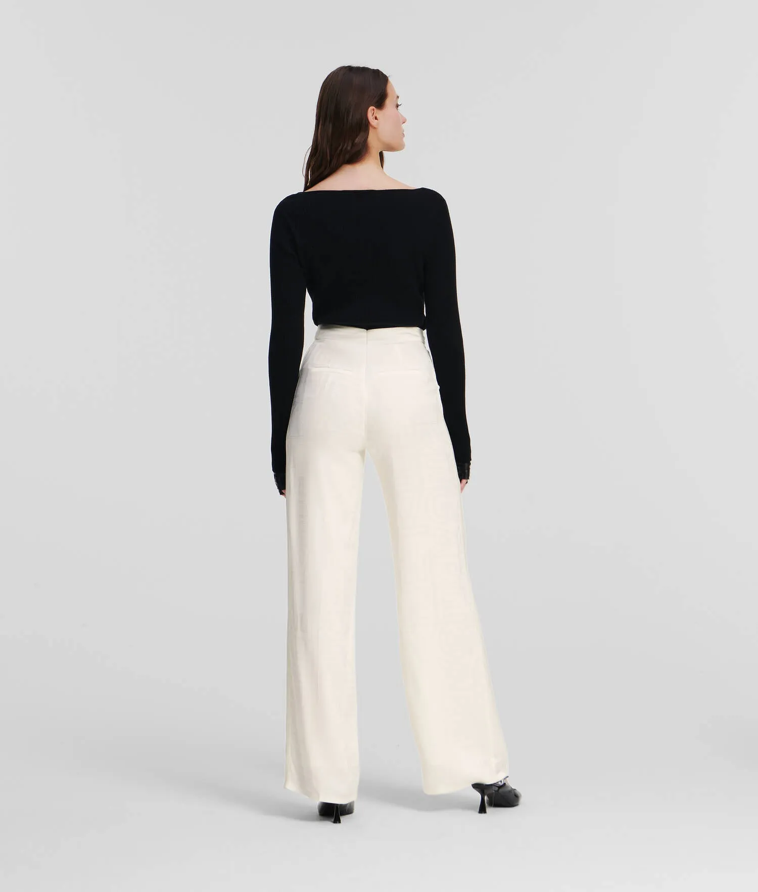 KARL LOGO TAILORED TROUSERS