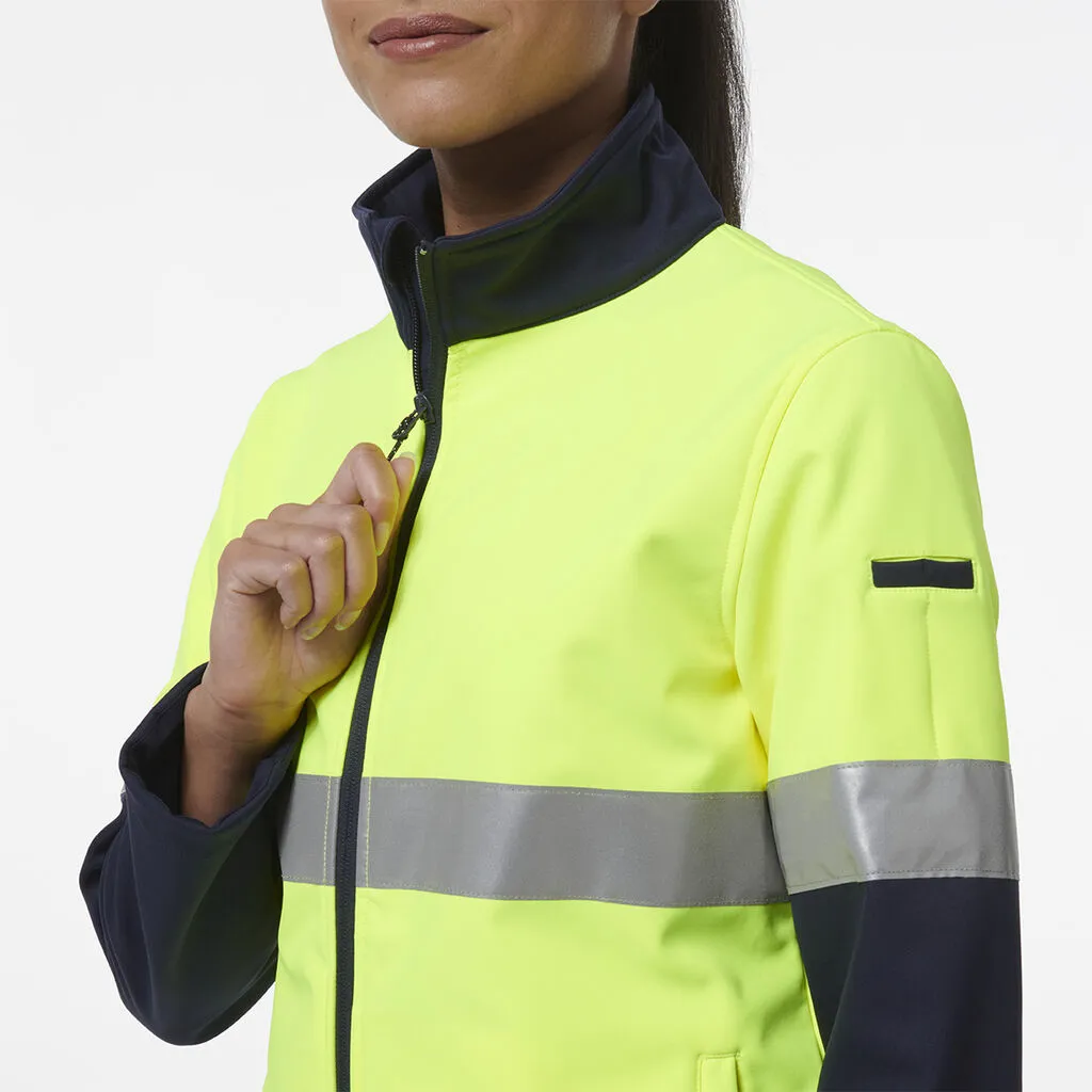 King Gee Women's Reflective Spliced Soft Shell Jacket (K45006)