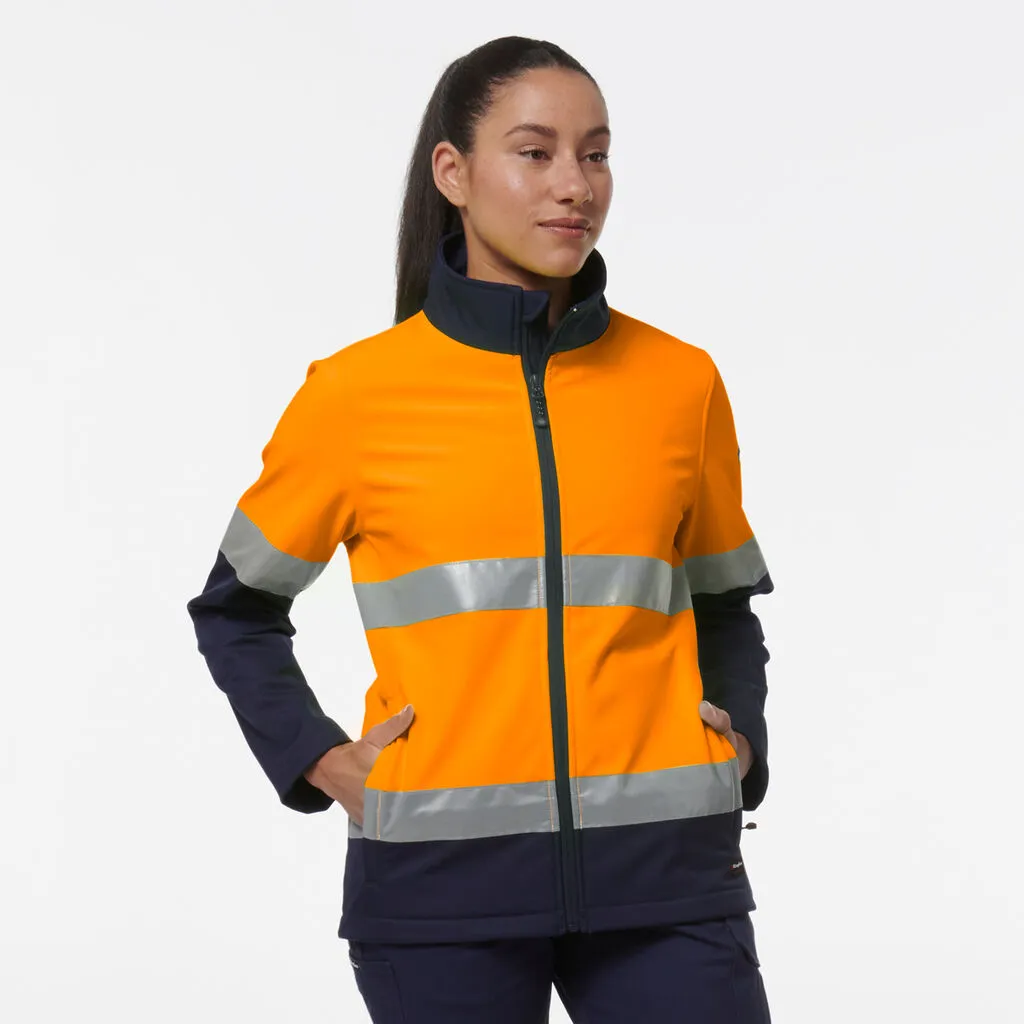 King Gee Women's Reflective Spliced Soft Shell Jacket (K45006)