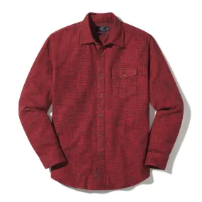 Linear Slub Twill Shirt - Ketchup