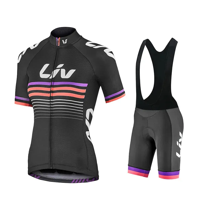 Liv Cycling Shorts Set 2023 New Women Cycling Jersey Bike Clothing Suit Liv Team Version Racing Suit Roupa Ciclismo Feminine