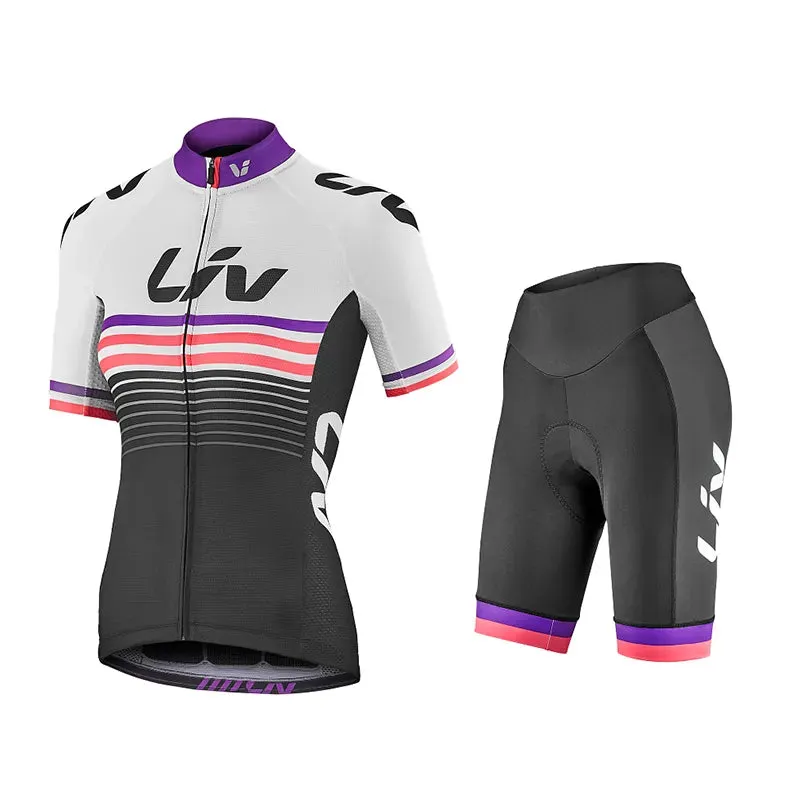 Liv Cycling Shorts Set 2023 New Women Cycling Jersey Bike Clothing Suit Liv Team Version Racing Suit Roupa Ciclismo Feminine