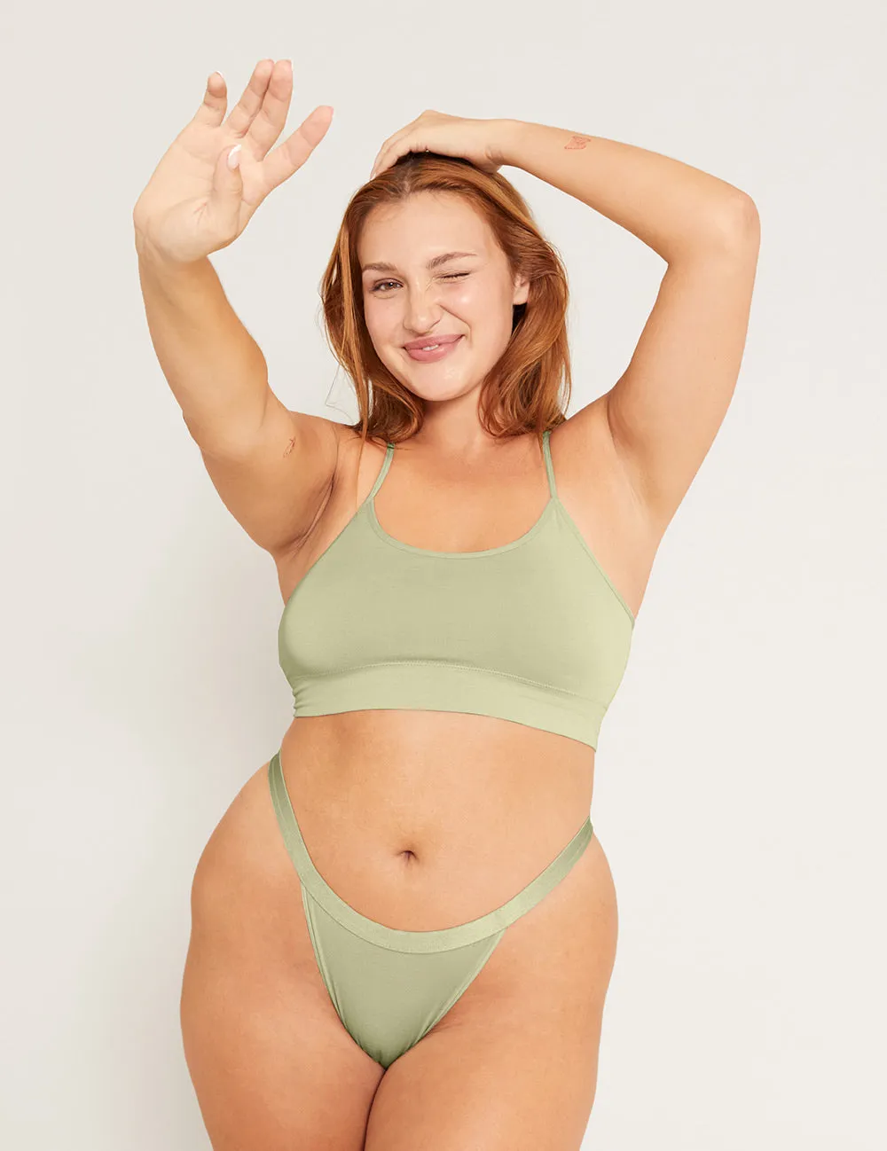 LYOLYTE Racerback Bra - Sage