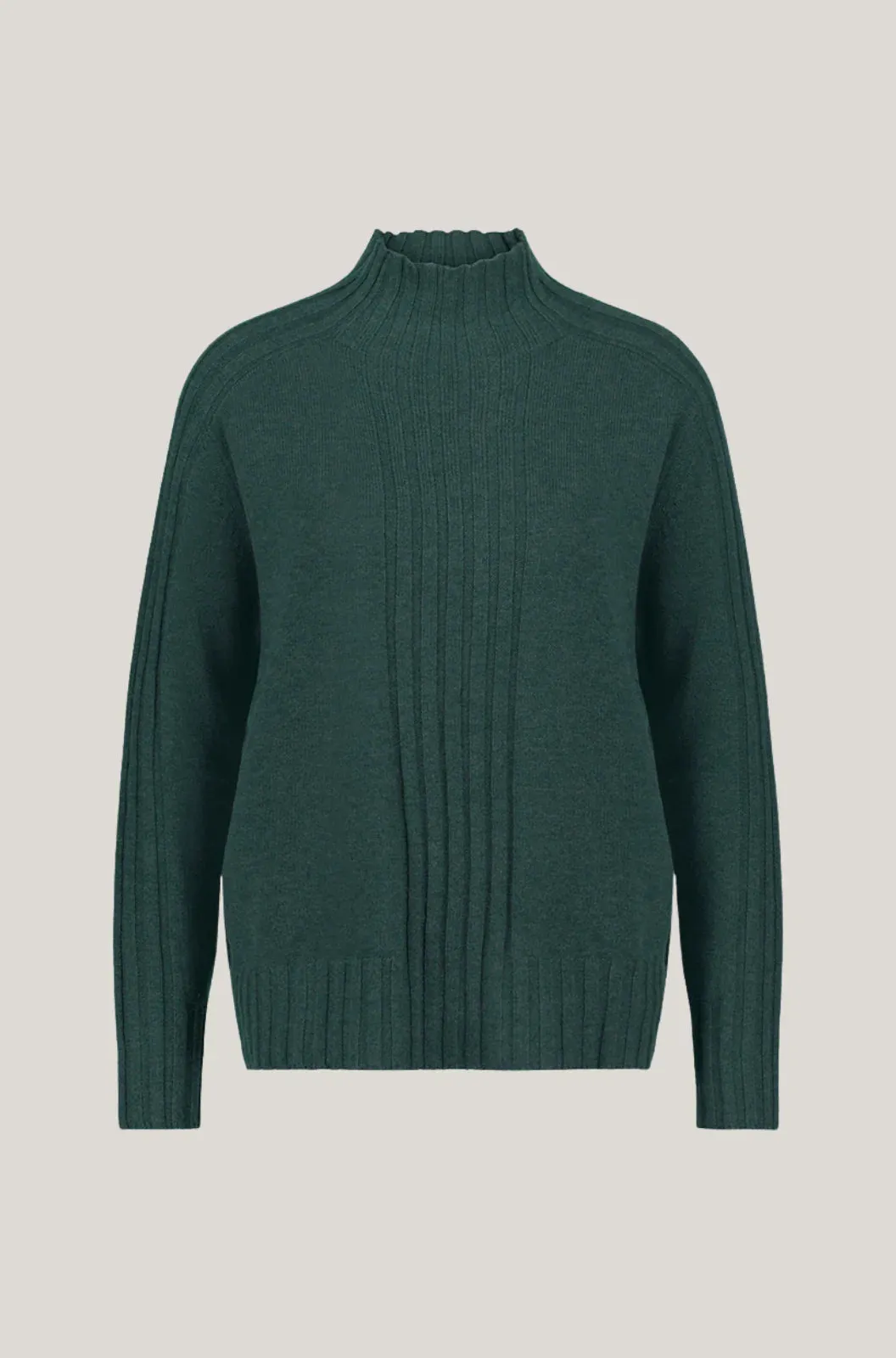 Mansted - Ruta Merino Turtle Neck Knit Dark Green