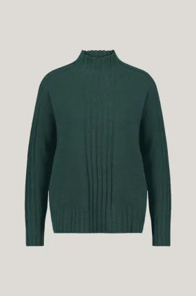 Mansted - Ruta Merino Turtle Neck Knit Dark Green