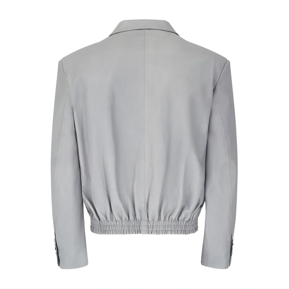 MARTINE ROSE - ELASTICATED DOUBLE BREASTED JACKET