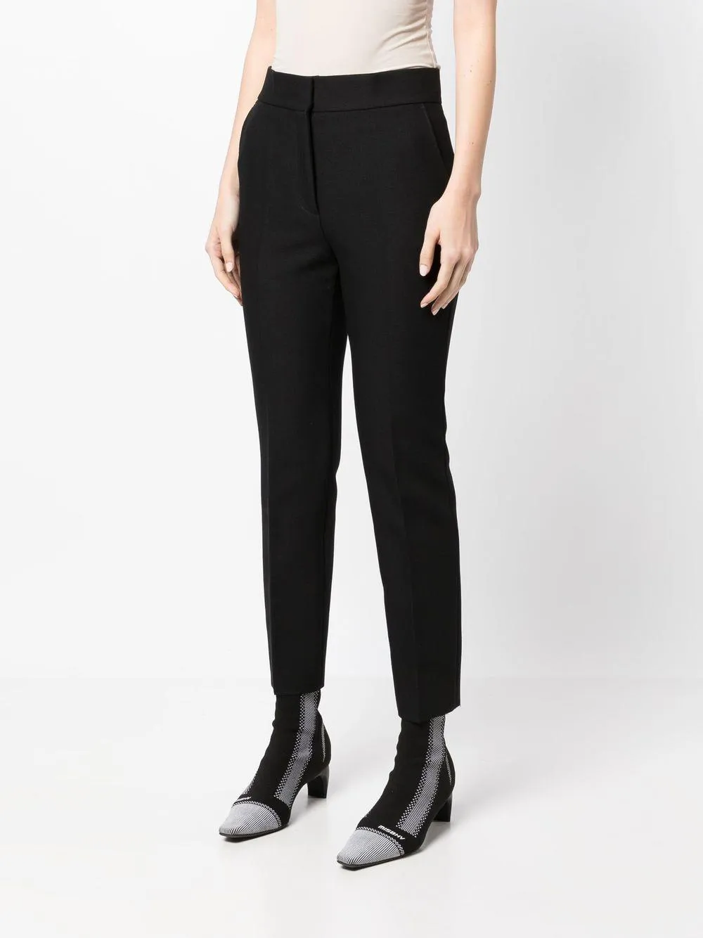 MSGM mid-rise tailored trousers