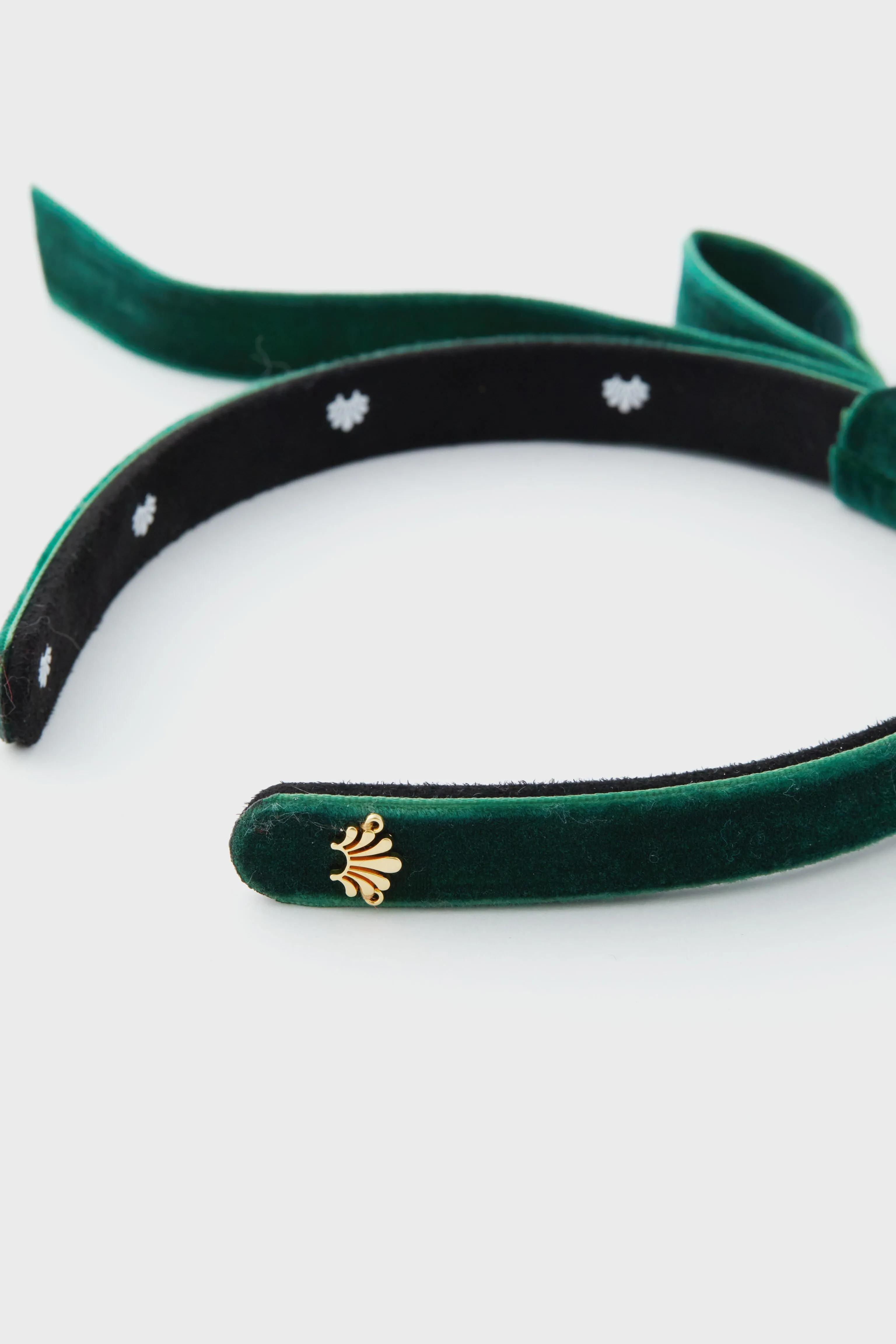 Pine Bardot Ribbon Slim Headband