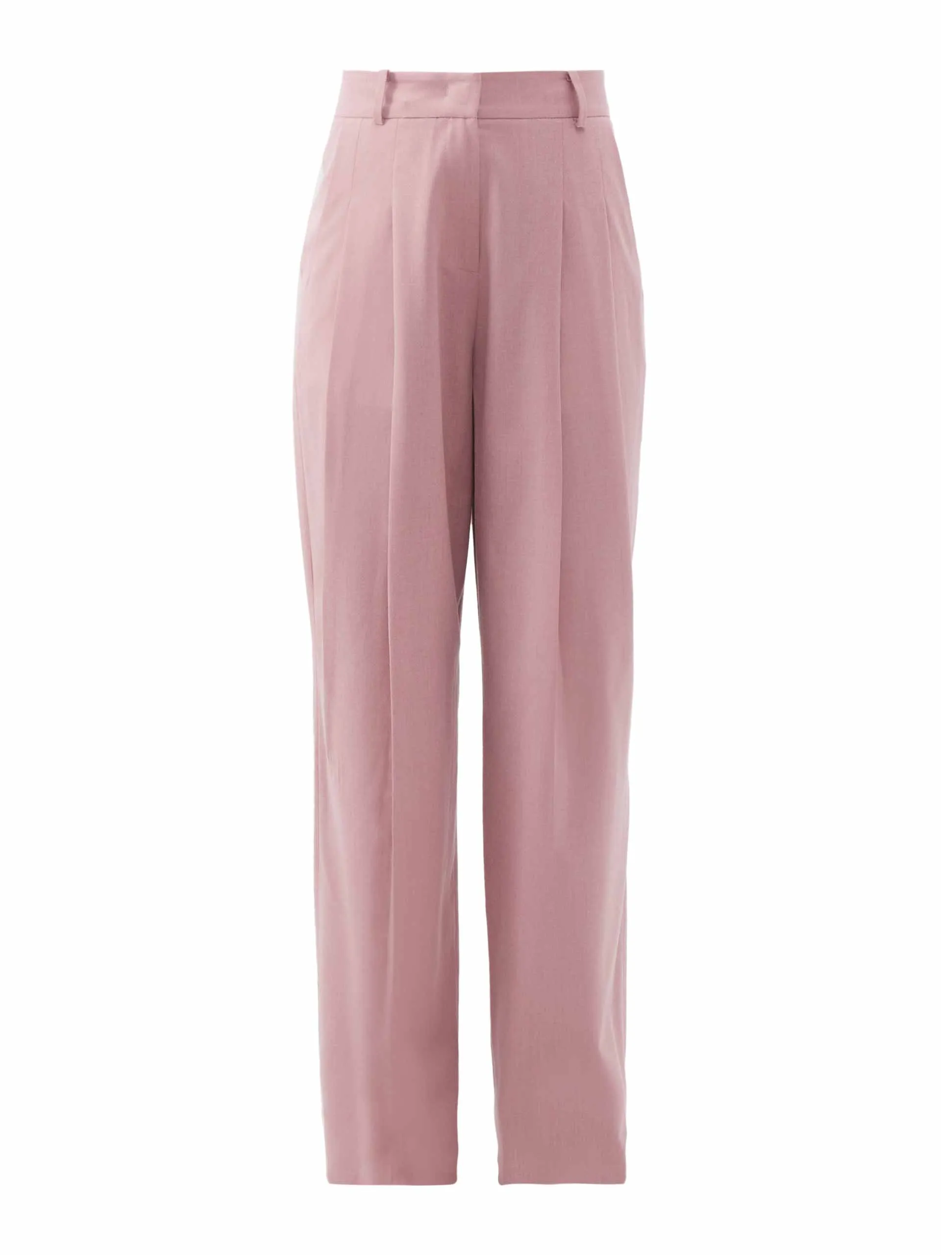 Pink tailored trousers