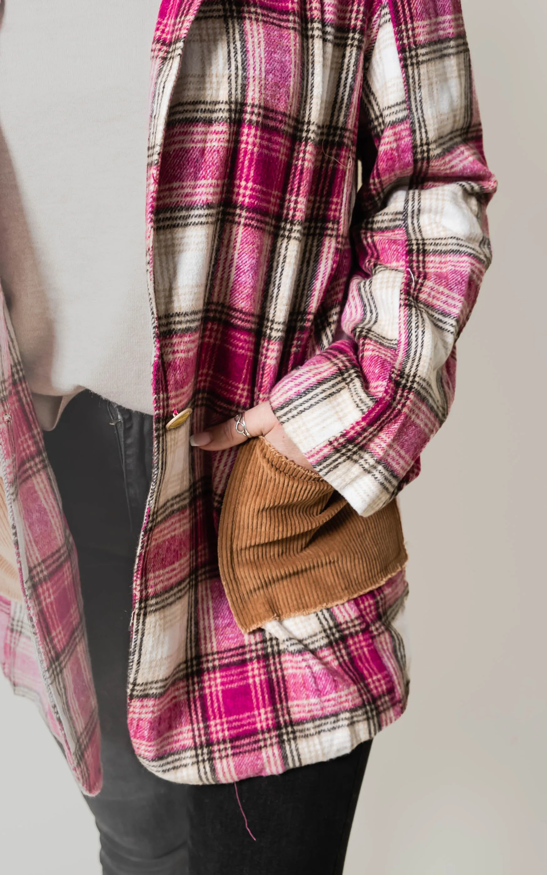 Plaid Flannel Blazer - Final Sale