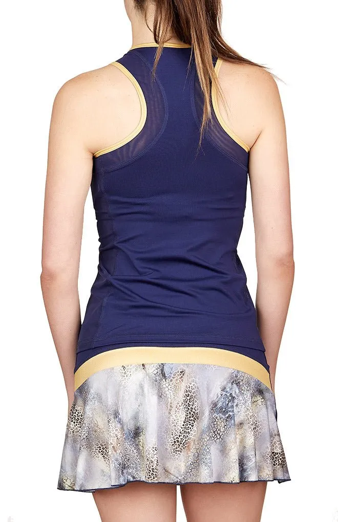 Round Neck Racerback Tennis Top