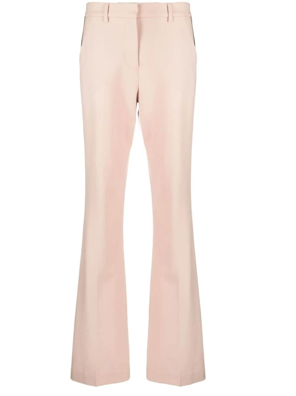 straight-leg tailored trousers