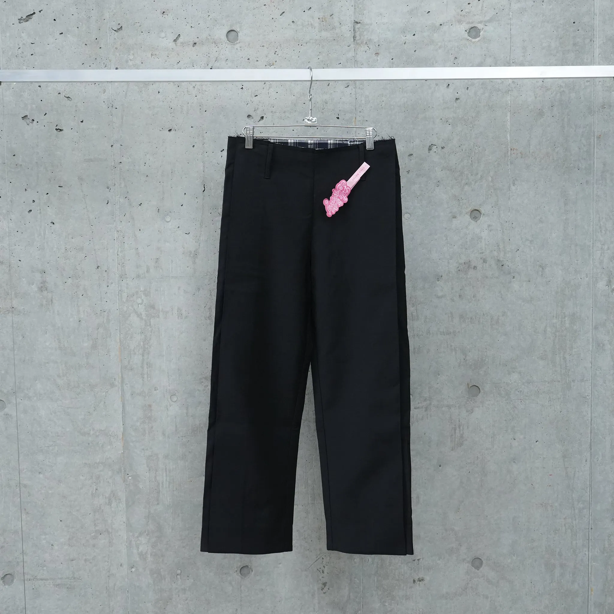 STRUCTURED TAILORED TROUSERS / BLACK