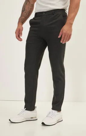 Tailored fit knit trousers - Anthracite