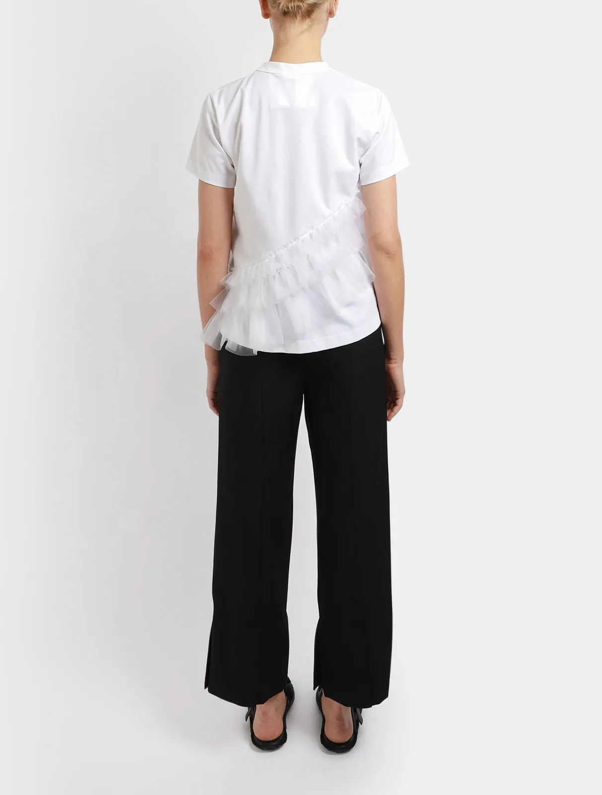 Tailored Split Hem Trousers