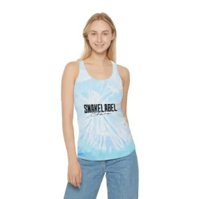 Trendy Tie Dye Racerback Tank Top with Slim Fit Design & Unique Dye Variations