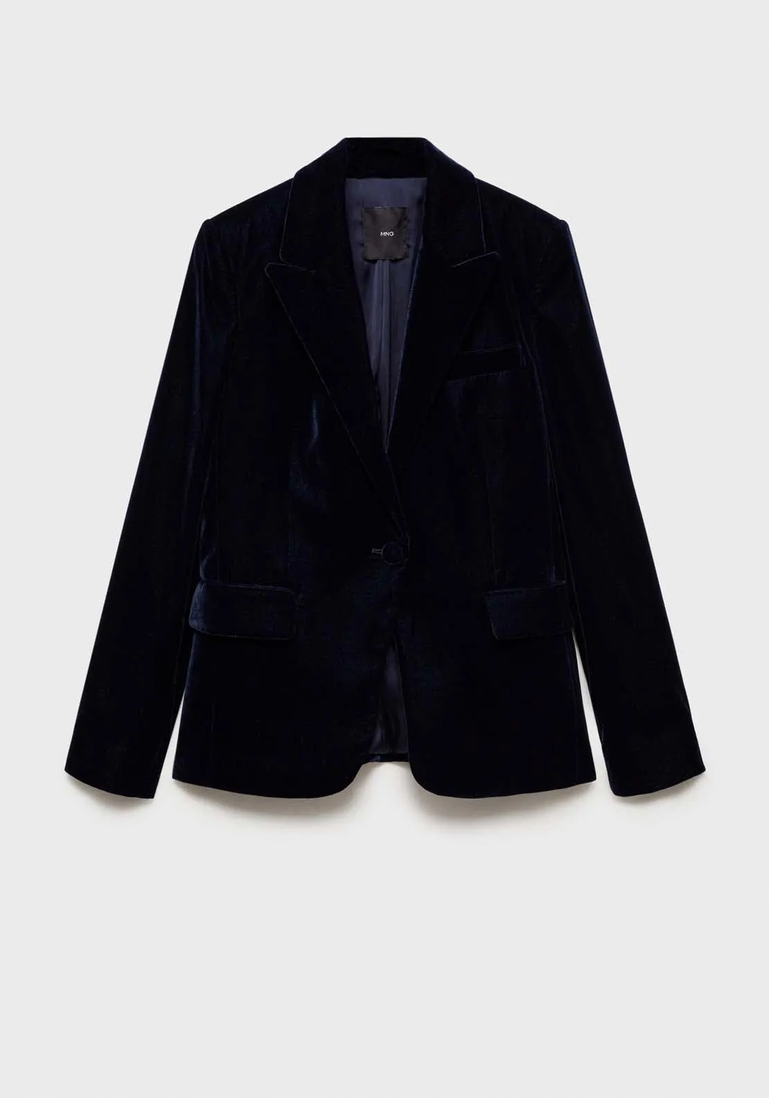 Velvet blazer - Dark Blue