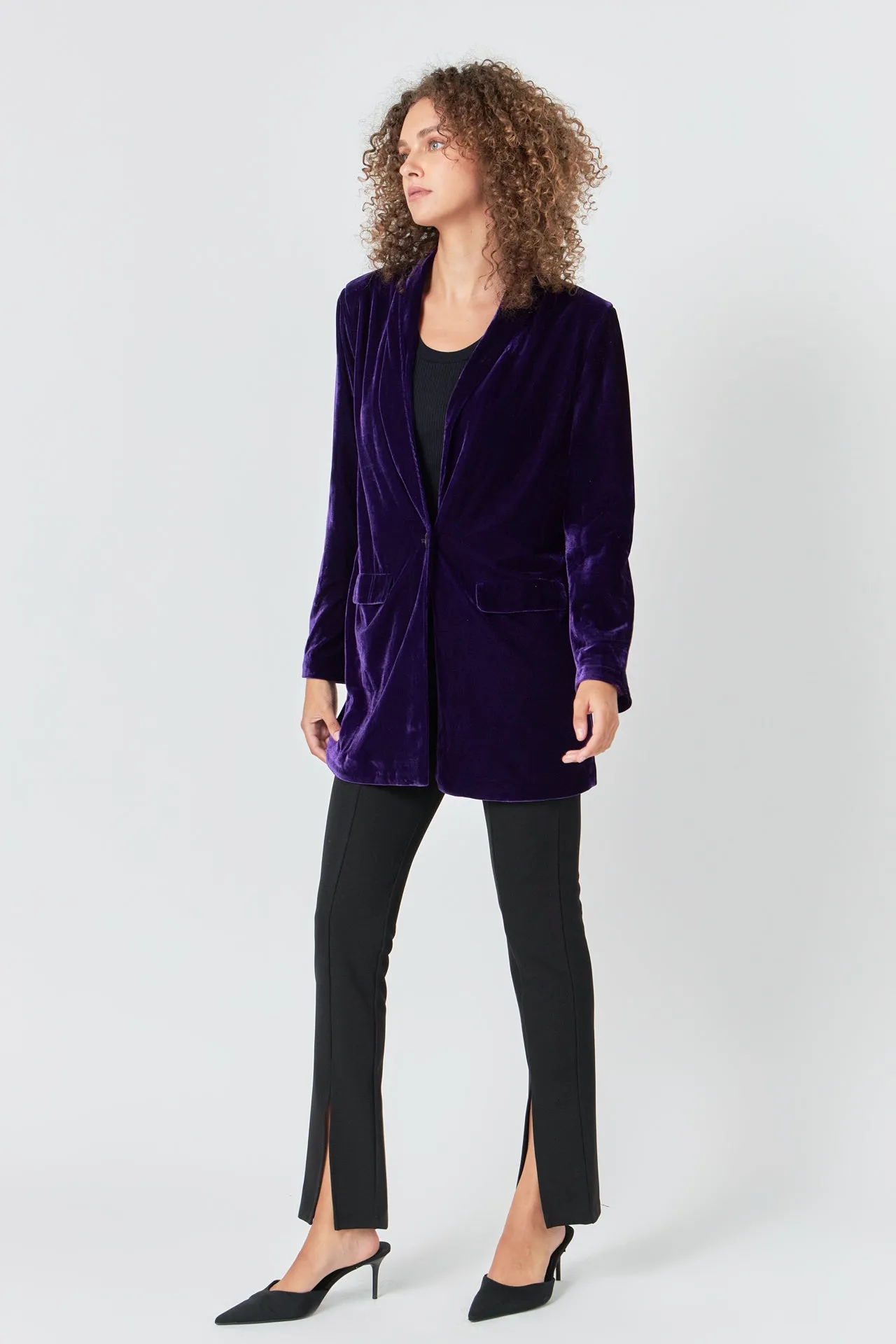 Velvet Blazer