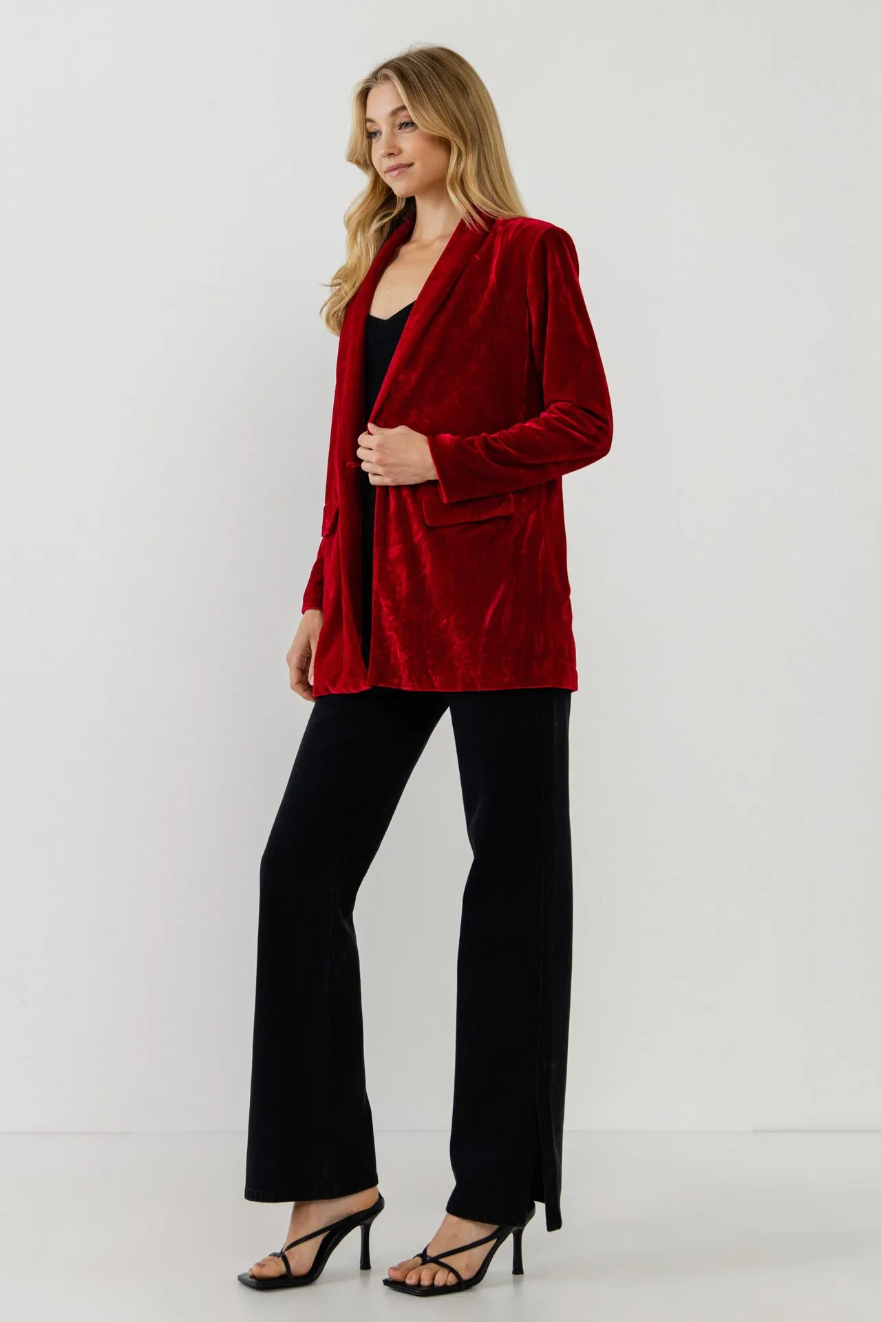 Velvet Blazer