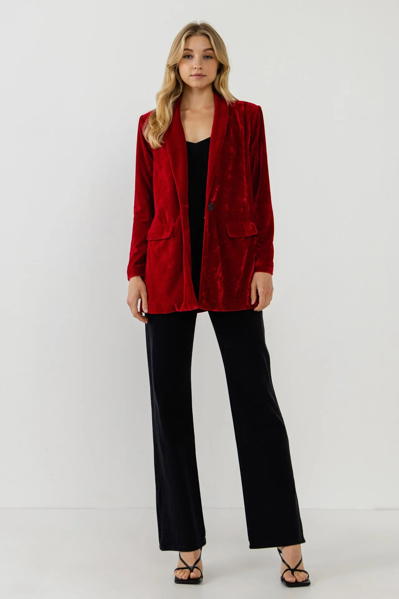 Velvet Blazer