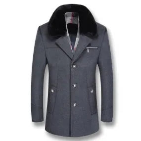 West Louis™ Business Woolen Coat