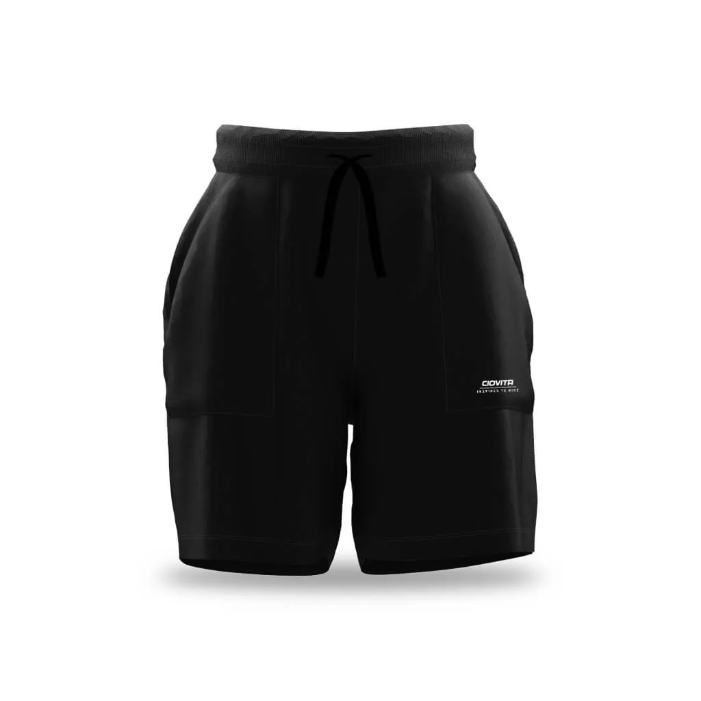 Women's Fleece Shorts (Black)